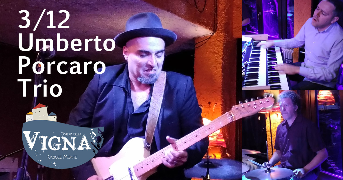 Umberto Porcaro trio 3/12/2021