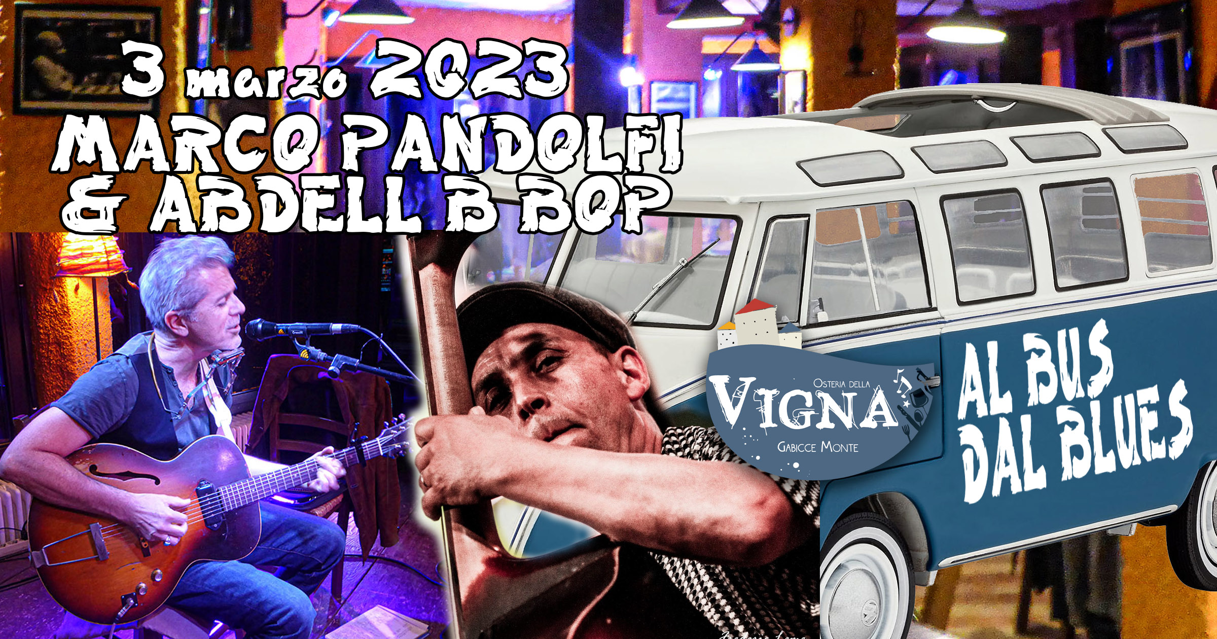 Marco Pandolfi & Abdell BBop @ Al bus del blues 03/03/2023