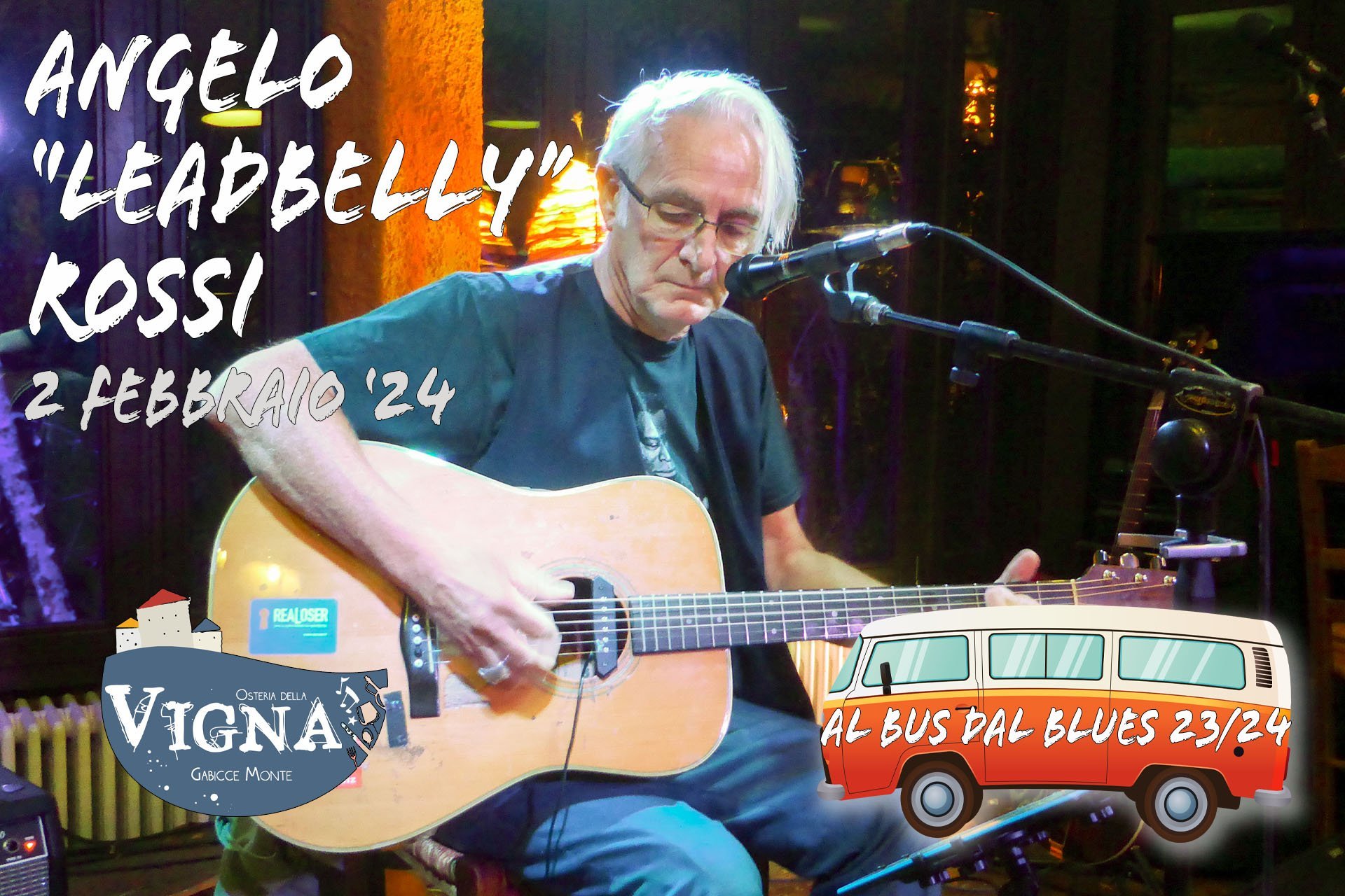 Angelo Leadbelly Rossi @ Al bus dal blues 23/24